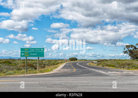 Velddrif, Western Cape, South Africa. 2023. Truck with side tipping ...