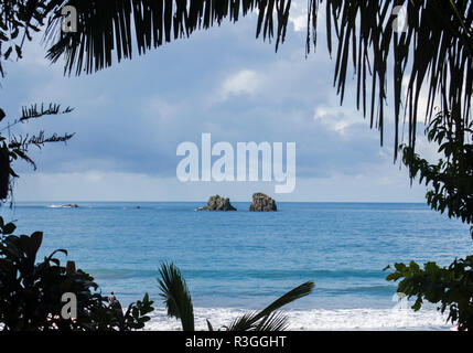 Playa Espadilla at Manuel Antonio National Park in Costa Rica Stock Photo