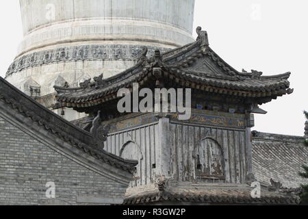 the temples of wutai shan in china Stock Photo