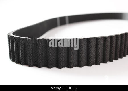 Timing belt, camshaft. Isolated on white background. Stock Photo