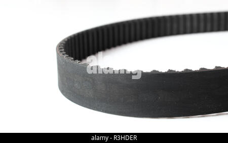 Timing belt, camshaft. Isolated on white background. Stock Photo