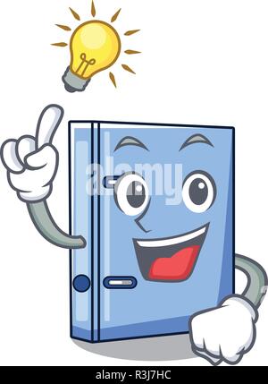 Have an idea office binder file Isolated on cartoon Stock Vector