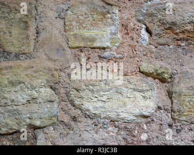 Stone texture, wall surface of an old building. Stock Photo