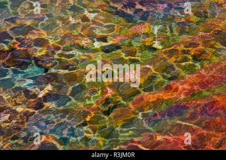 Canada. Shimmering water abstract. Stock Photo