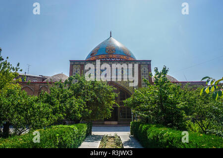 Yerevan Central Blue Mosque Magnificent View of the Dome Stock Photo