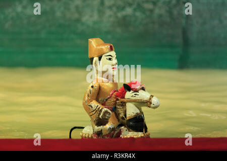 Traditional Vietnamese puppets at the Golden Dragon Water Puppet Theatre in Ho Chi Minh City, Vietnam Stock Photo