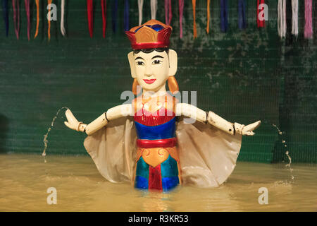 Traditional Vietnamese puppets at the Golden Dragon Water Puppet Theatre in Ho Chi Minh City, Vietnam Stock Photo