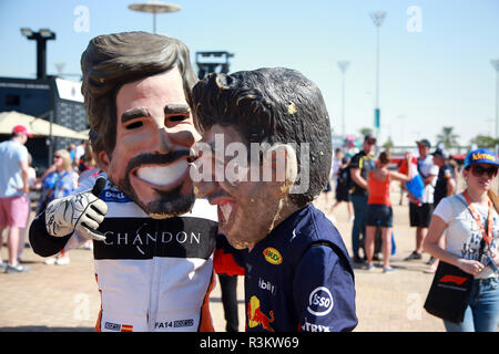 Abu Dhabi, UAE. 23rd November, 2018. Sport  Grand Prix Formula One Abu Dhabi 2018 In the pic: Atmosphere Credit: LaPresse/Alamy Live News Stock Photo