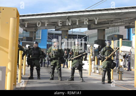 U.S. Customs and Border Patrol shut down the San Ysidro crossing after ...