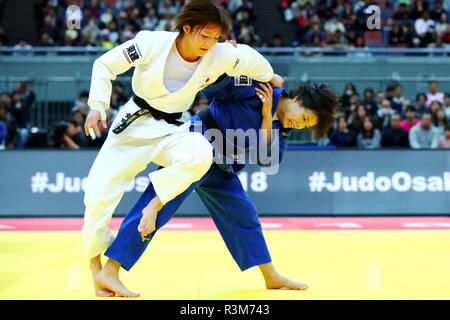 L-R) Natsumi Tsunoda, Uta Abe (JPN), NOVEMBER 23, 2018 - Judo 