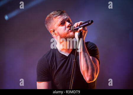 Imagine Dragons band during the Orange Warsaw Festival 2017 in Warsaw, Poland on 03 June 2017 Stock Photo