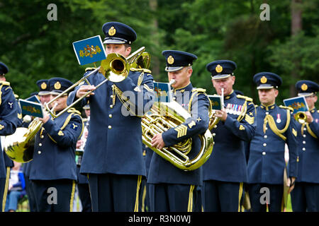 The Royal Air Force Central Band perform in the uk Stock Photo