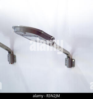 Wall / pole mounted Street LED light Stock Photo