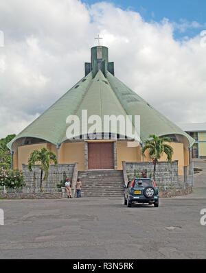 Dominica, Windward Island, Caribbean, West Indies, Roseau Church Stock Photo