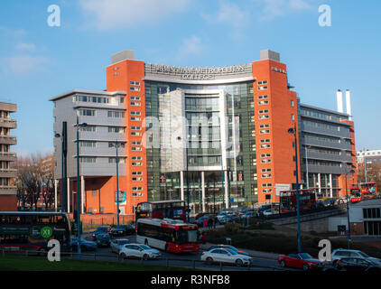 The of the modern Birmingham Metropolitan College building in central Birmingham Stock Photo