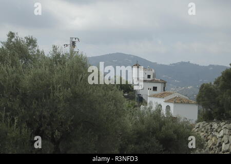 El Acebuchal, a hidden mountain village in Andalucia, Spain Stock Photo
