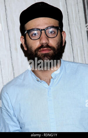 NEW YORK, NY - JULY 07:  Journalist Abdalaziz 'Aziz' Alhamza visits Build to discuss the new film 'City Of Ghosts' at Build Studio on July 7, 2017 in New York City.  (Photo by Steve Mack/S.D. Mack Pictures) Stock Photo