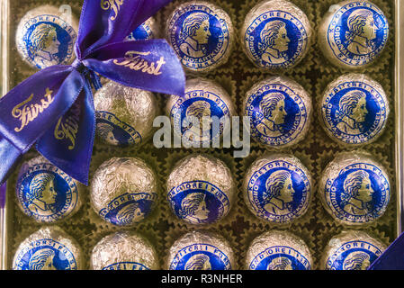 Austria, Salzburg, Mozartkugeln, Mozart Ball candy Stock Photo