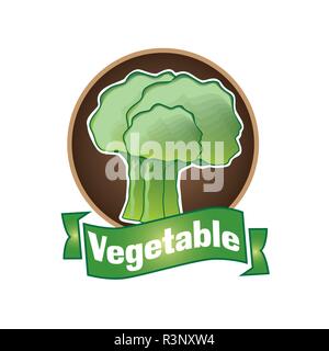 vector logo of vegetables and natural product Stock Vector