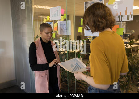 Business executives working in office Stock Photo