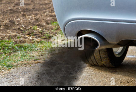 exhaust with exhaust gases Stock Photo