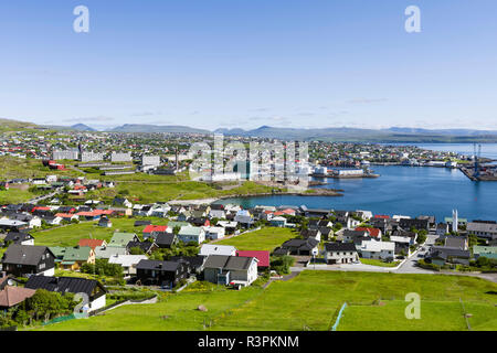 Torshavn (Thorshavn) The Capital Of The Faroe Islands On The Island Of Streymoy In The North Atlantic. Denmark, Faroe Islands Stock Photo