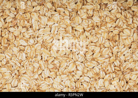 Texture of oatmeal as a background. Top view Stock Photo