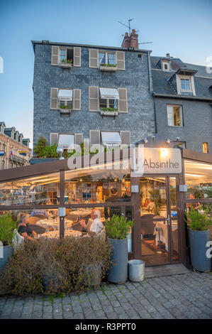 L'Absinthe restaurant, Honfleur, Normandy, France Stock Photo