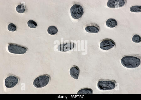 detail of a canarian house wall Stock Photo