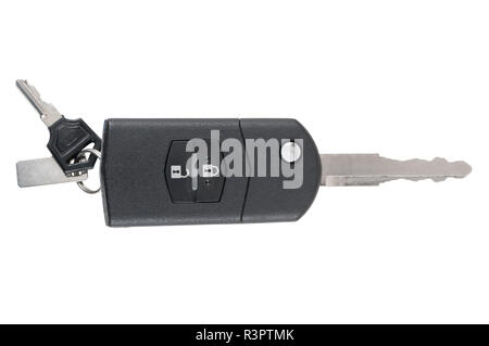 car key on white background Stock Photo