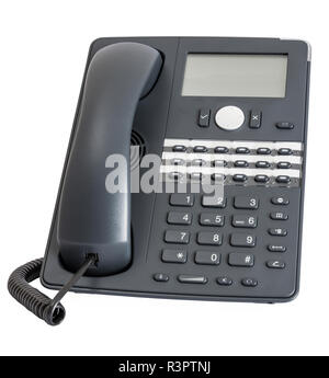 voip phone isolated on white background Stock Photo