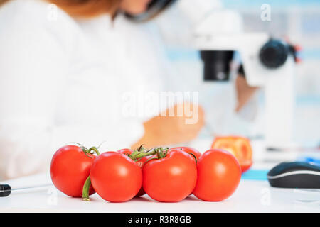 Food research, conceptual image. Stock Photo