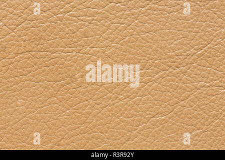 Elegant leather texture in ideal beige tone. Stock Photo
