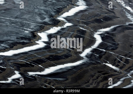 Abstract natural marble black and white, black marble patterned texture background. Stock Photo