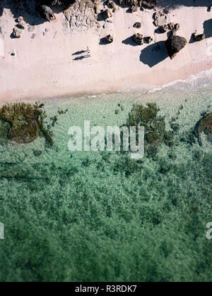 Indonesia, Bali, Aerial view of Melasti beach Stock Photo