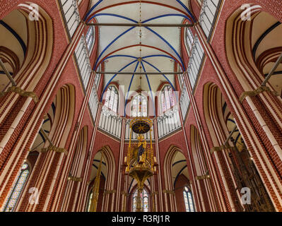 The minster in Bad Doberan near Rostock. A masterpiece build in North German brick high gothic style. Germany, Rostock Stock Photo