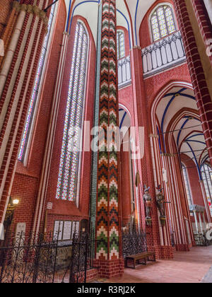 The minster in Bad Doberan near Rostock. A masterpiece build in North German brick high gothic style. Germany, Rostock Stock Photo