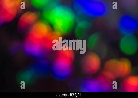 Mulicoloured contrasting sequined bokeh effect Stock Photo