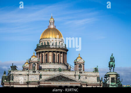 St. Isaac's Cathedral in Saint-Petersburg, Russia. Stock Photo