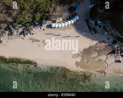 Indonesia, Bali, Aerial view of Melasti beach Stock Photo