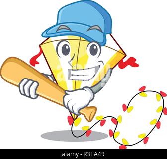 Baseball Kite Baseball ball fly icon, cartoon style Stock Vector Image & Art - Alamy