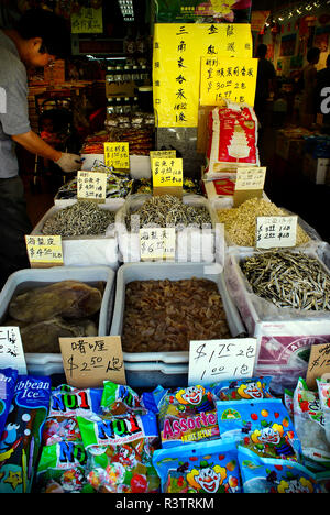 New York, USA - October 5, 2018: Asian traditional food store in New York's Chinatown Stock Photo