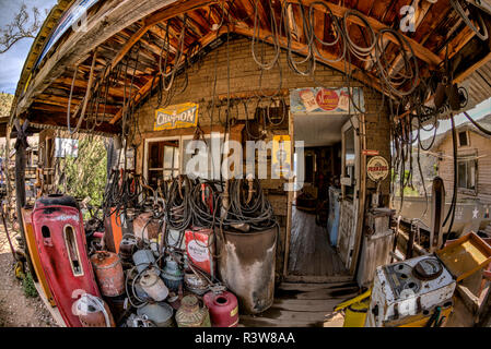 Junkyard, Gold King Mine Museum and Ghost Town, Prescott National Forest, Jerome, Arizona Stock Photo