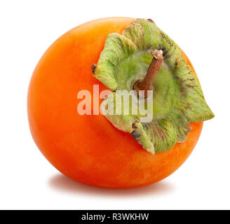 persimmon path isolated Stock Photo