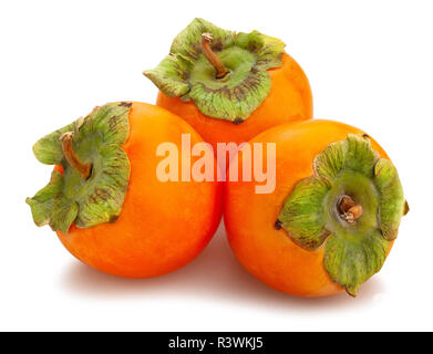 persimmon path isolated Stock Photo