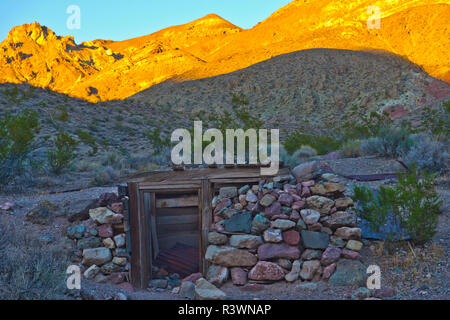 Ruins at Leadfield Ghost Town, Death Valley National Park, California ...