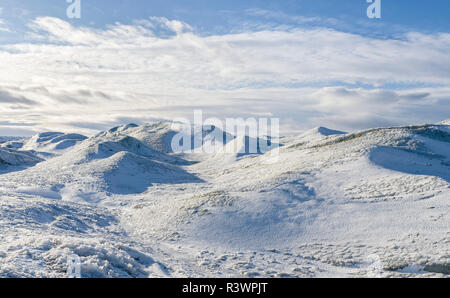 Landscape on the Greenland Ice Sheet near Kangerlussuaq, Greenland, Denmark Stock Photo