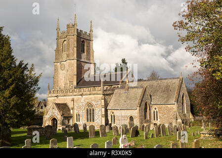 Village parish church of Saint James, Avebury, Wiltshire, England, UK Stock Photo