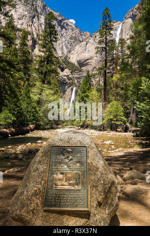 Interpretive Plaque At The Site Of John Muir S Cabin Below
