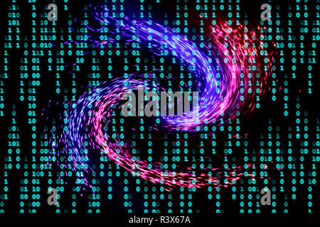 data transfer Stock Photo